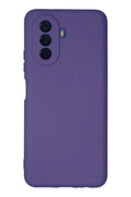 Huawei Nova Y70 Uyumlu Kılıf Nano içi Kadife Silikon - Mor