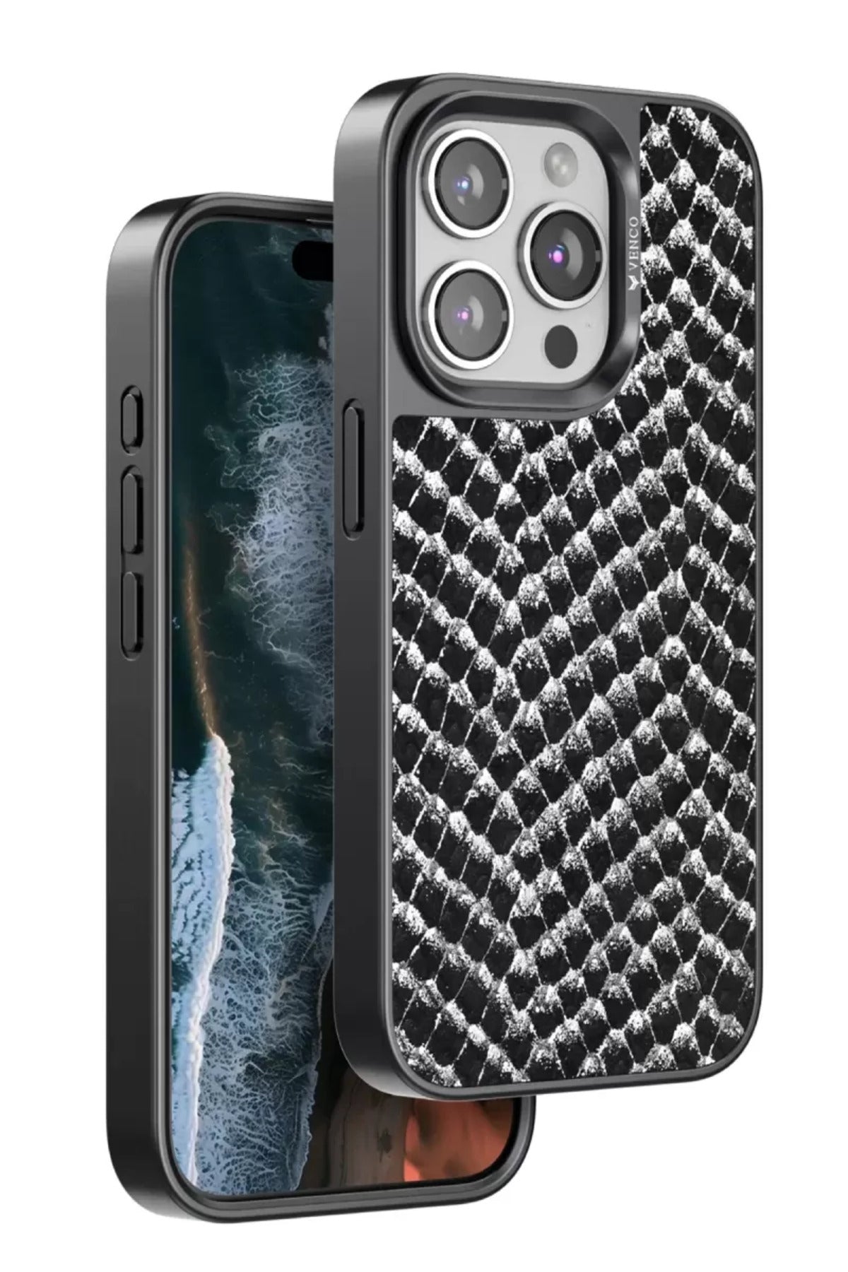 Venco Apple iPhone 15 Pro Max Uyumlu Viper Kapak - Siyah
