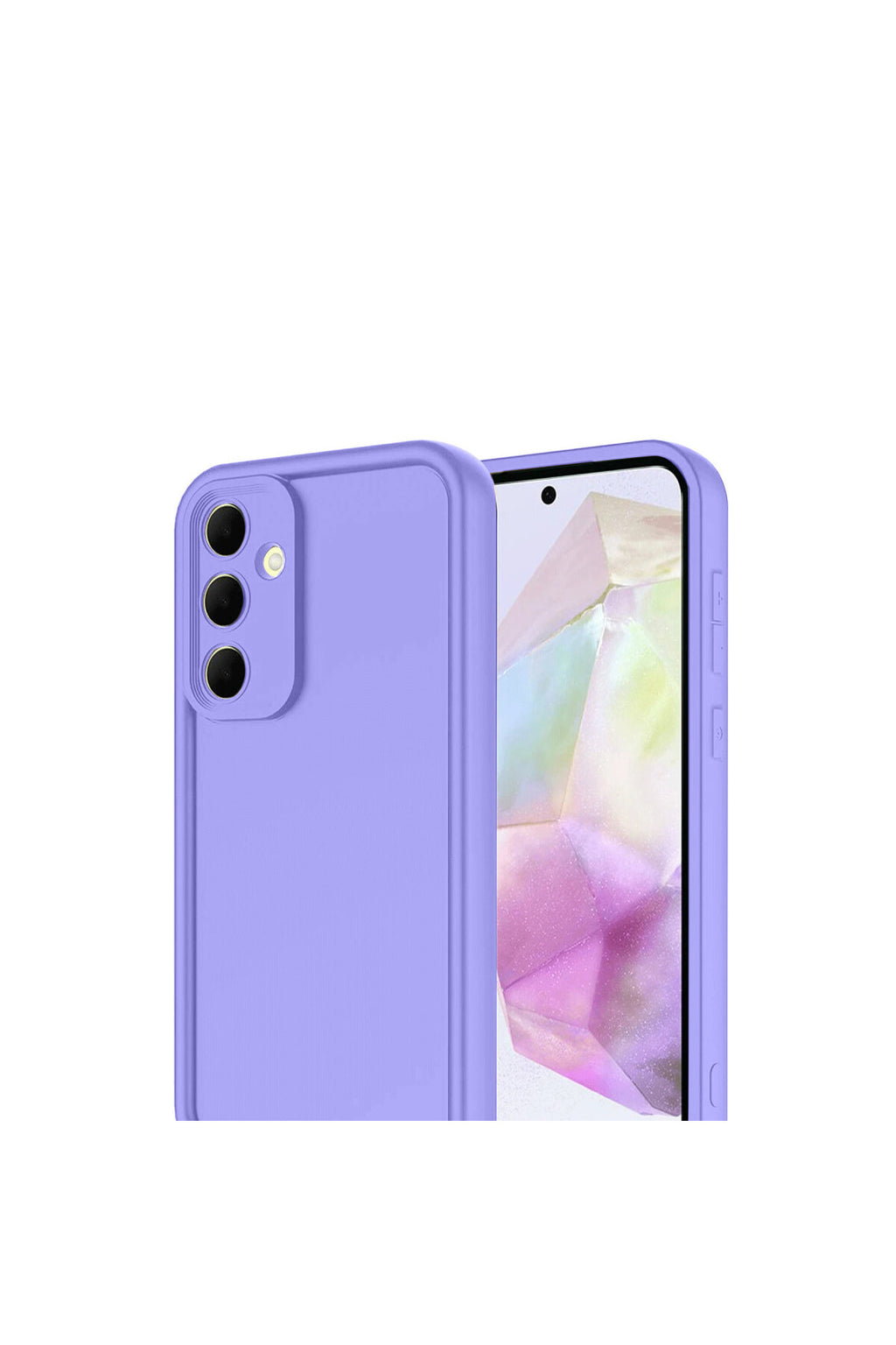 Samsung Galaxy A17 5G Uyumlu Viera Silikon - Lila