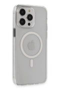 Apple iPhone 15 Pro Max Uyumlu Kılıf Tron Şeffaf Magsafe Kapak - Şeffaf