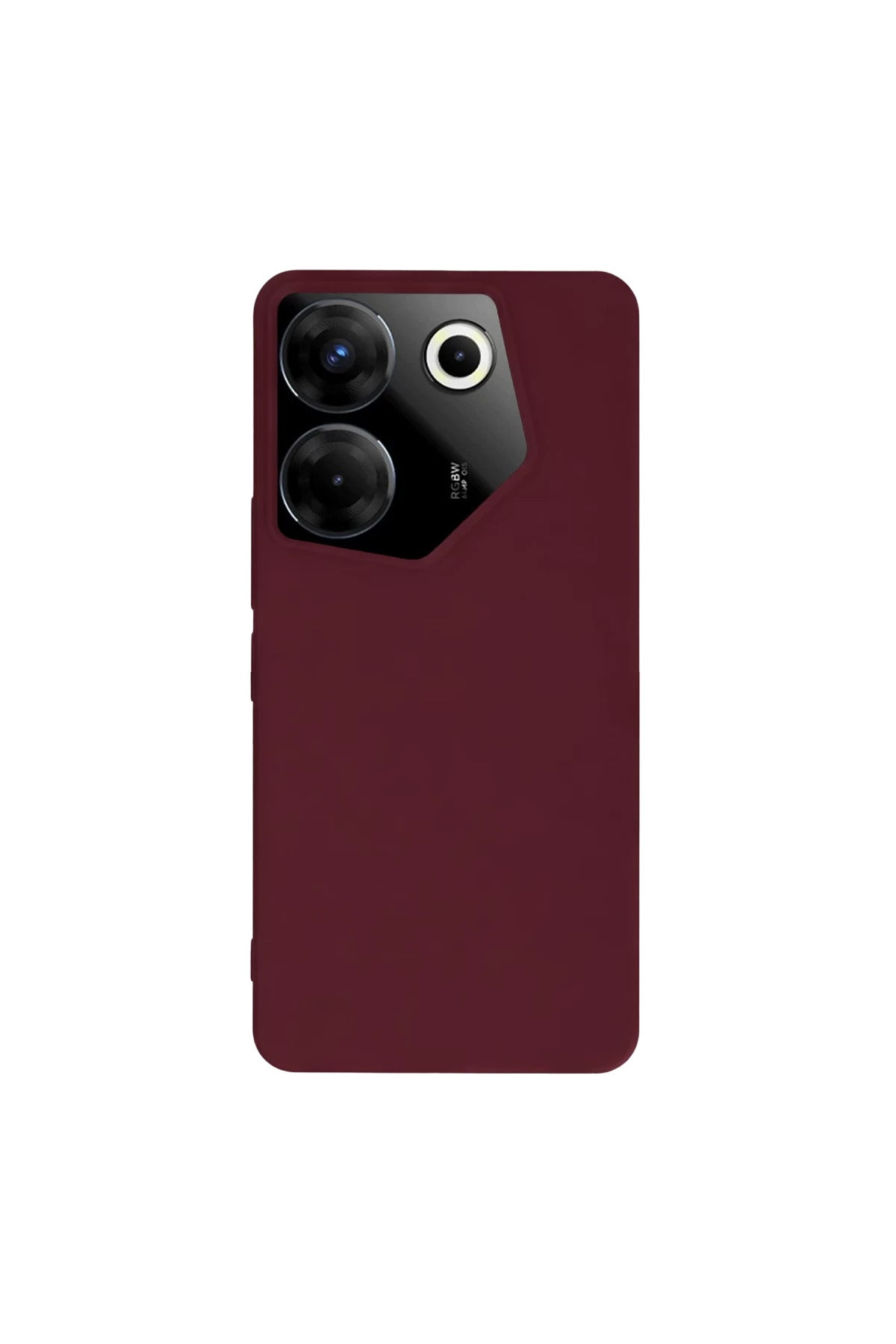 Tecno Camon 20 Pro 5G Uyumlu Kılıf First Silikon - Bordo