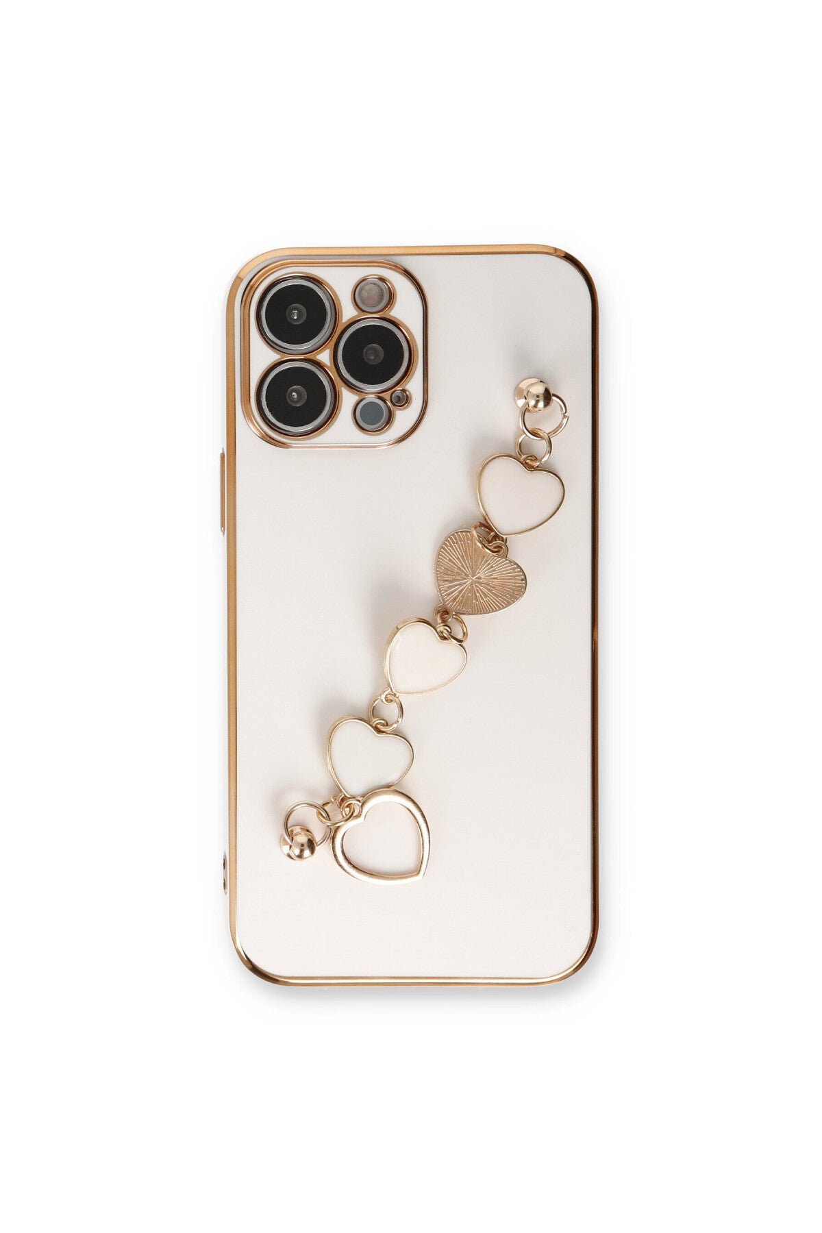 Apple iPhone 14 Pro Uyumlu Kılıf Esila Silikon - Beyaz