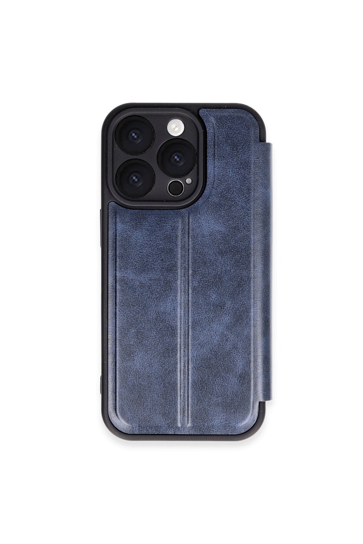 Apple iPhone 16 Pro Uyumlu Kılıf Flip Cover - Lacivert