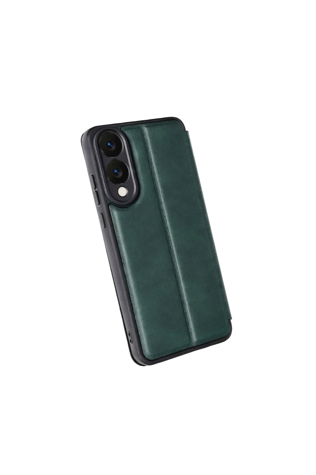 Samsung Galaxy S25 Uyumlu Edge Flip Cover - Koyu Yeşil