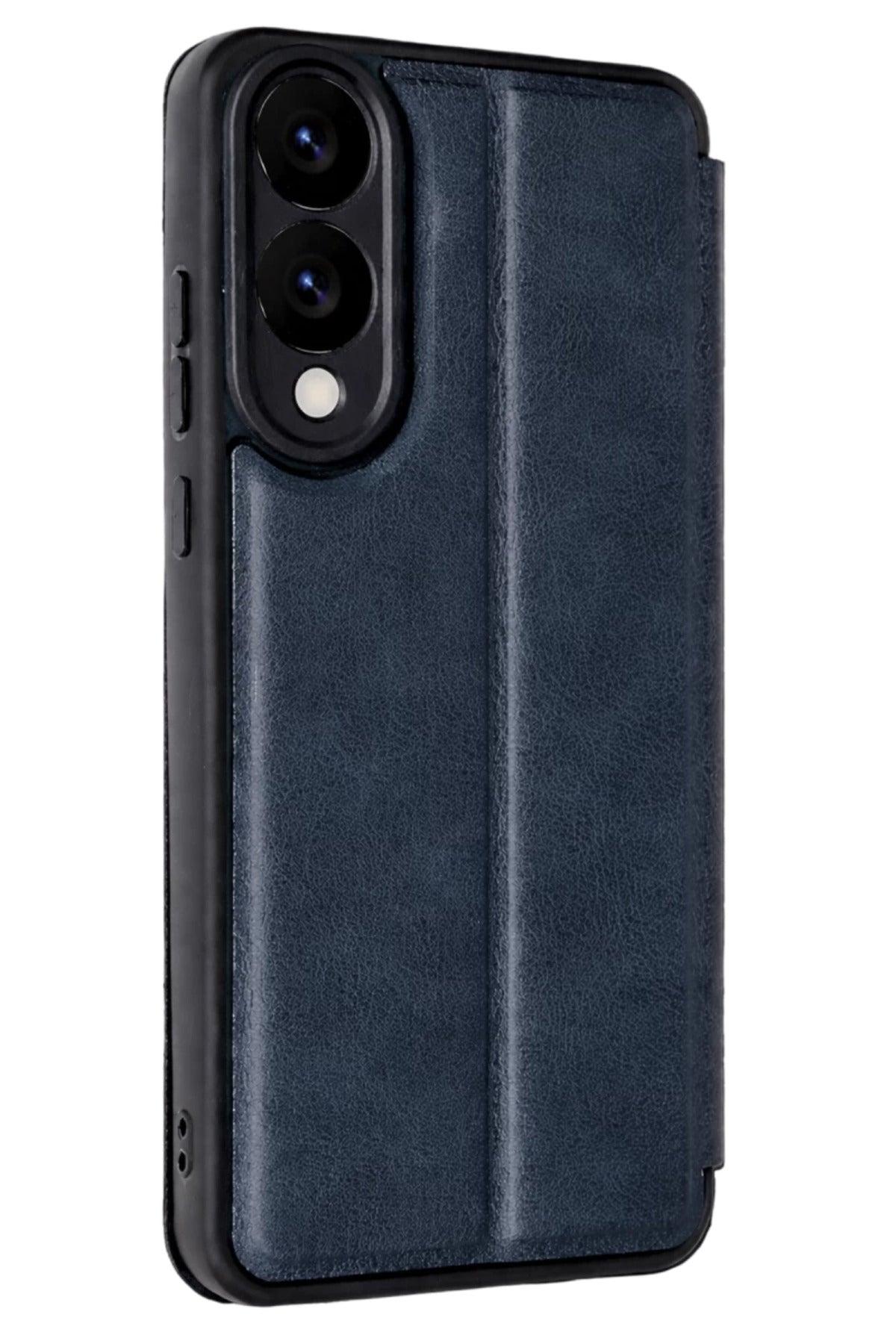 Samsung Galaxy S25 Uyumlu Edge Flip Cover - Lacivert