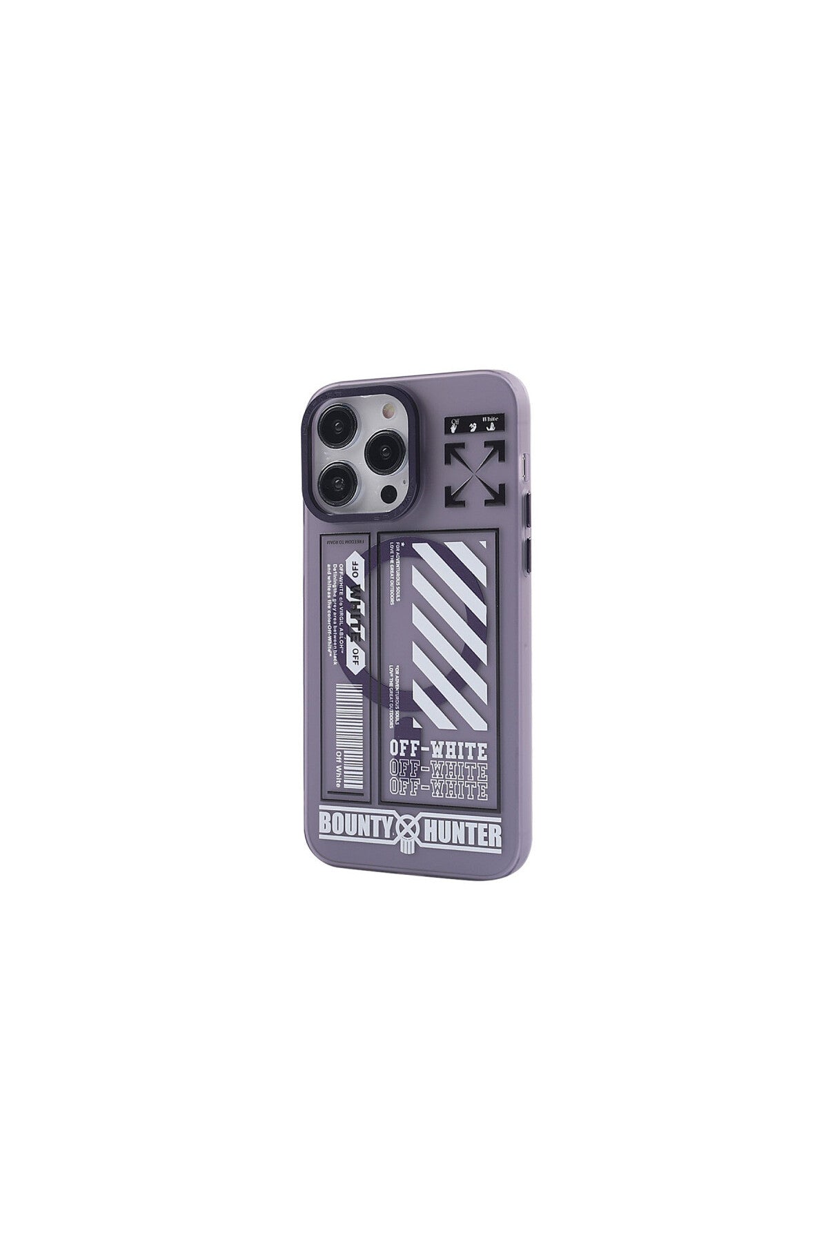Apple iPhone 14 Pro Max Uyumlu Kılıf Apollo Magneticsafe Desenli Kapak - Apollo Mor - 1
