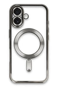 Apple iPhone 16 Uyumlu Kılıf Kross Magneticsafe Kapak - Titan Gri