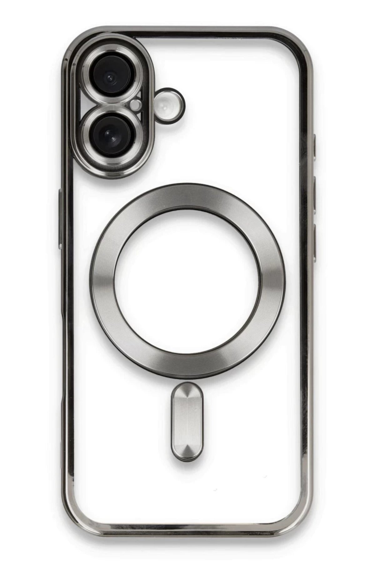 Apple iPhone 16 Uyumlu Kılıf Kross Magneticsafe Kapak - Titan Gri