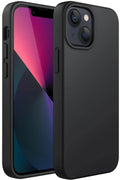 Apple iPhone 14 Plus Uyumlu Kılıf First Silikon - Siyah