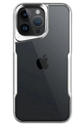 Apple iPhone 15 Pro Max Uyumlu Kılıf Boyi Silikon Kapak - Gümüş