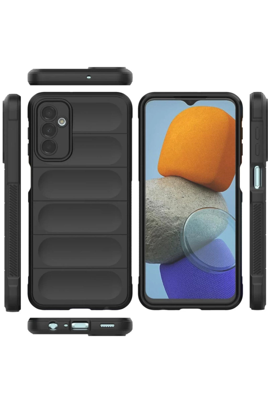 Samsung Galaxy M23 Uyumlu Kılıf Optimum Silikon - Siyah