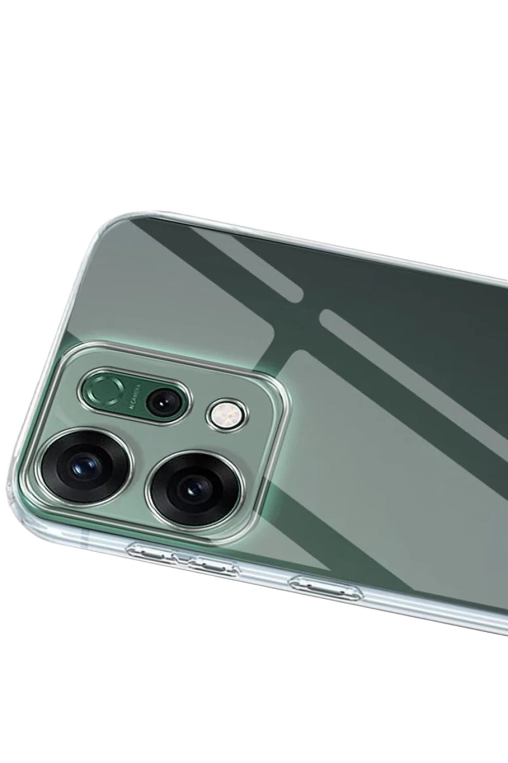 Oppo Reno 14 Uyumlu Kılıf Lüx Şeffaf Silikon - Şeffaf