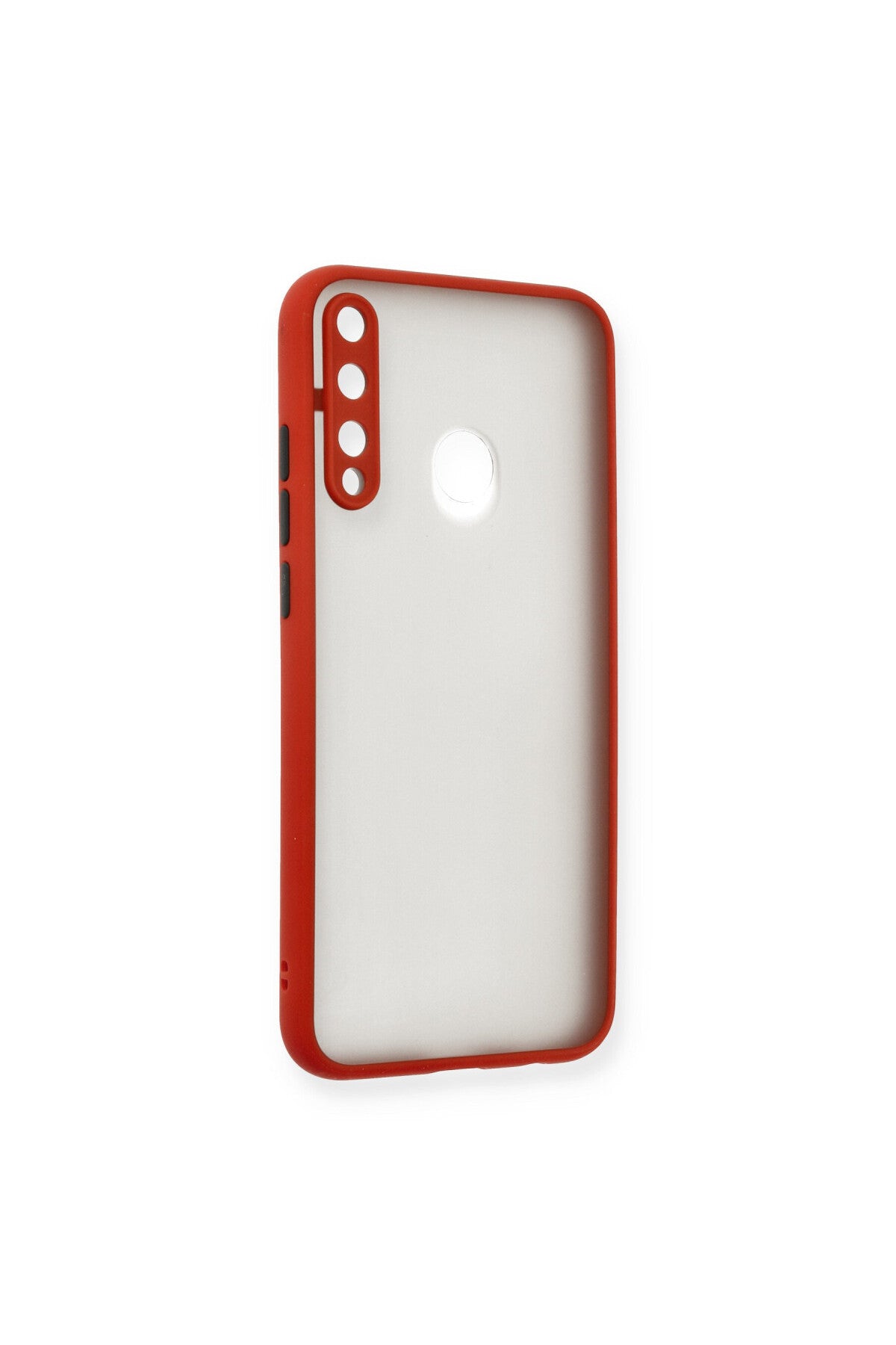 Huawei P40 Lite Uyumlu E Kılıf Montreal Silikon Kapak - Kırmızı