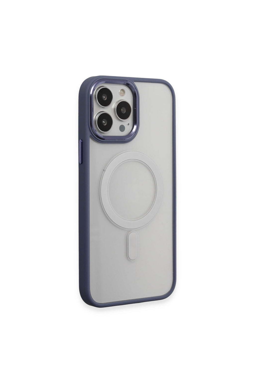 Apple iPhone 15 Pro Max Uyumlu Kılıf Room Magneticsafe Silikon - Sierra Blue