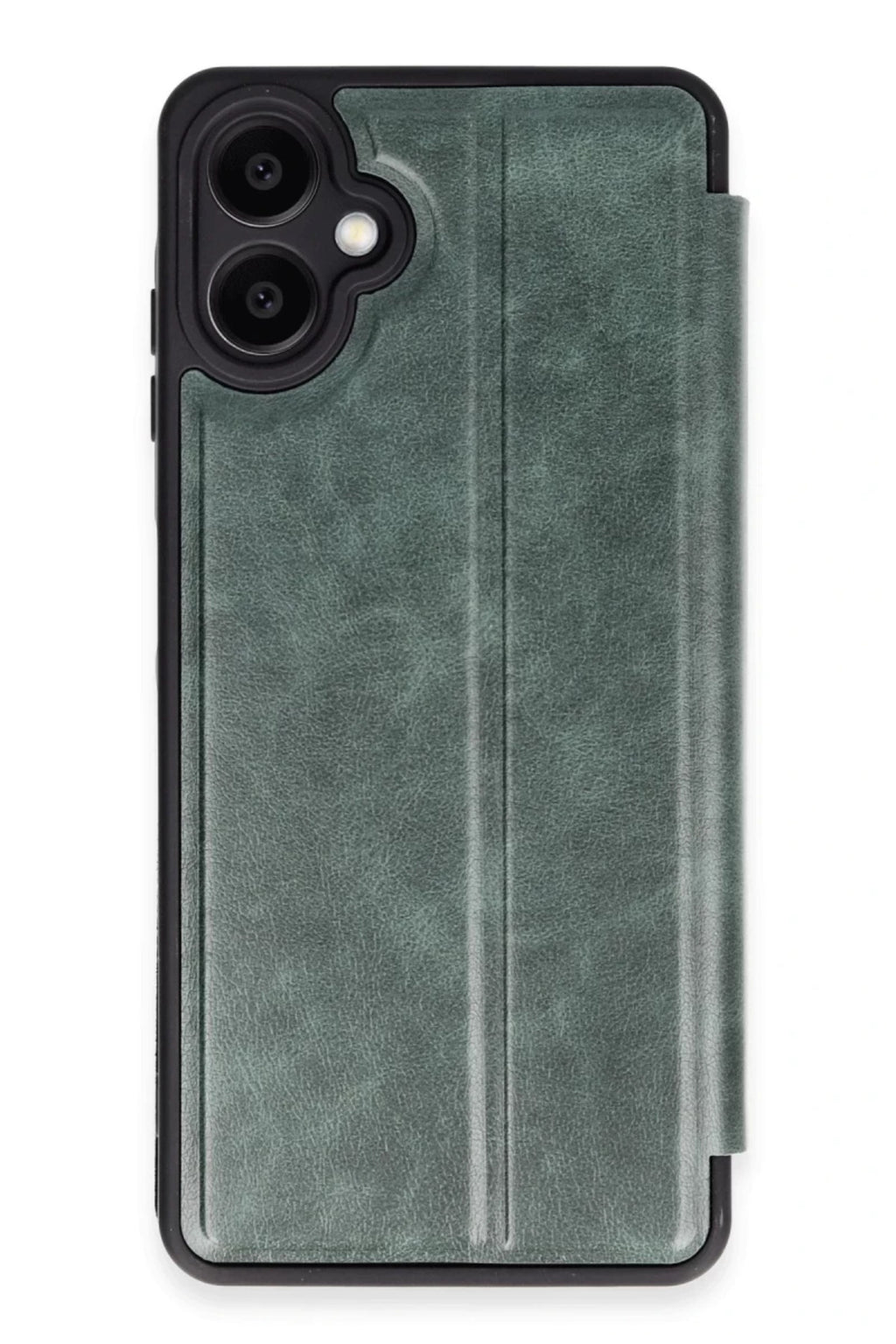 Samsung Galaxy A06 Uyumlu Kılıf Flip Cover - Koyu Yeşil