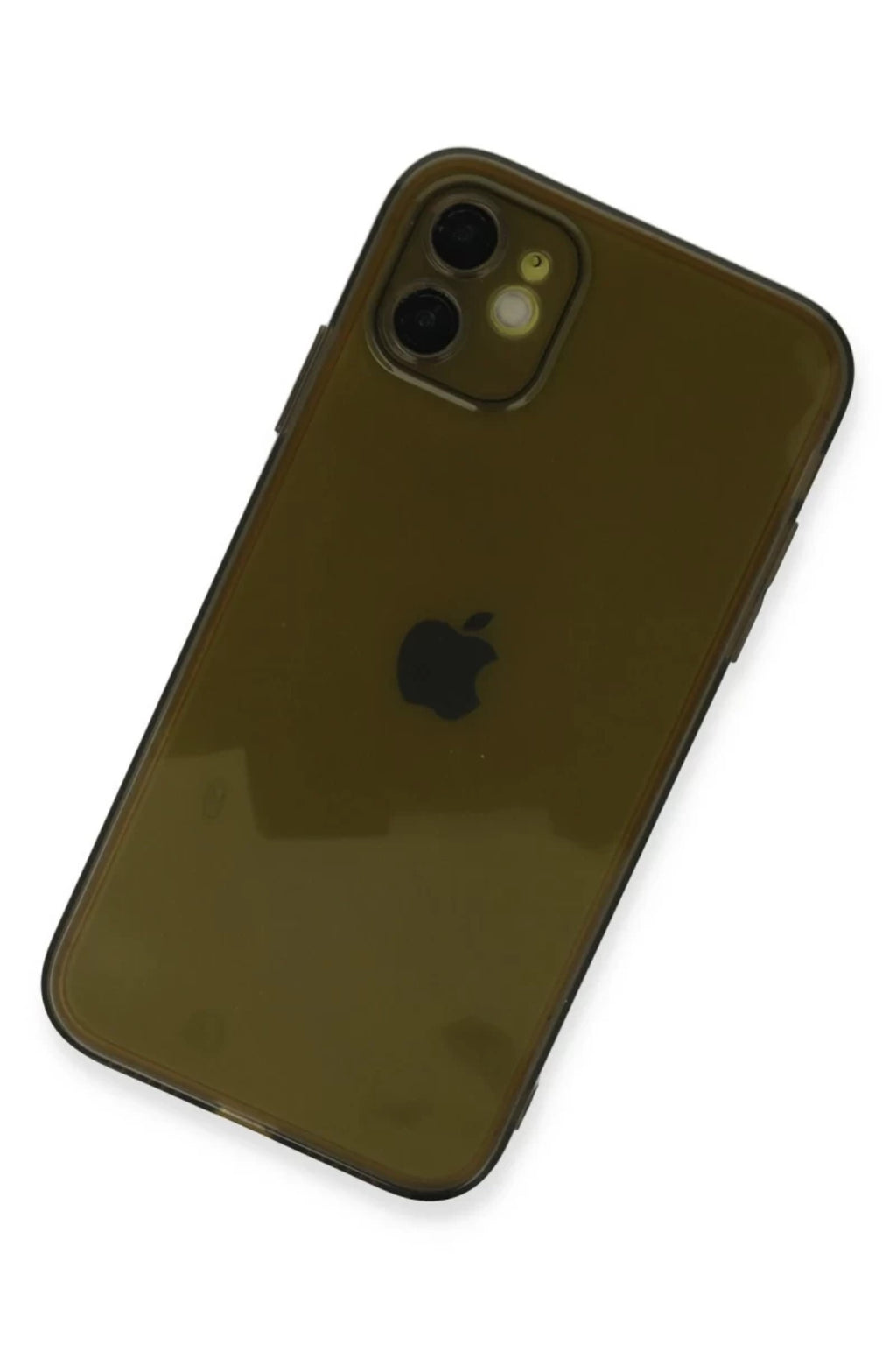 Apple iPhone 12 Uyumlu Kılıf Fly Lens Silikon - Siyah