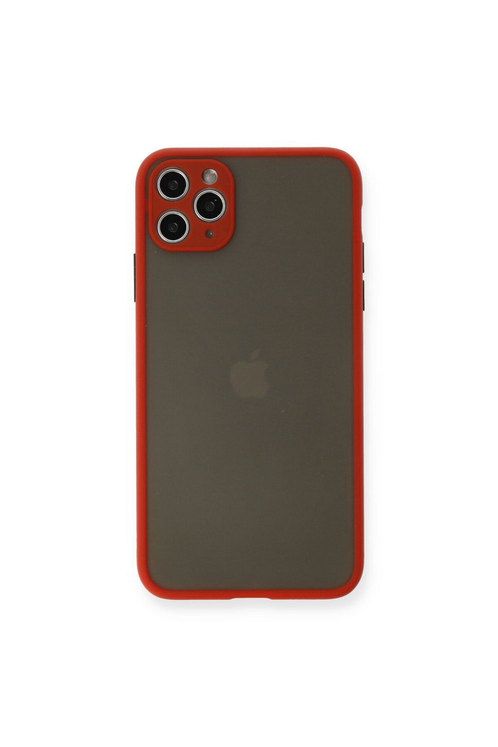Apple iPhone 11 Pro Max Uyumlu Kılıf Montreal Silikon Kapak - Kırmızı