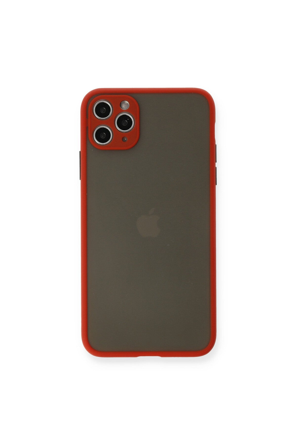 Apple iPhone 11 Pro Max Uyumlu Kılıf Montreal Silikon Kapak - Kırmızı