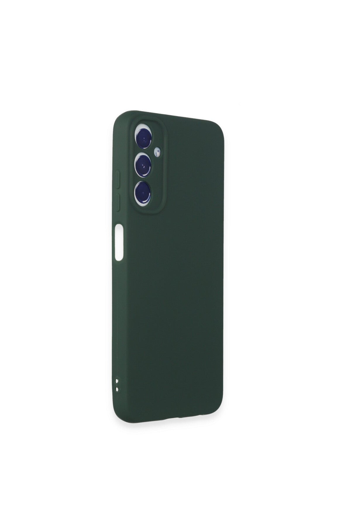 Samsung Galaxy A05S Uyumlu Kılıf First Silikon - Koyu Yeşil