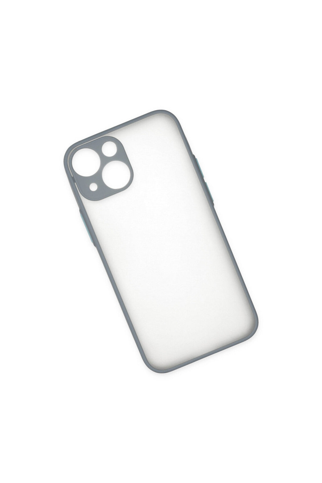 Apple iPhone 15 Plus Uyumlu Kılıf Montreal Silikon Kapak - Gri
