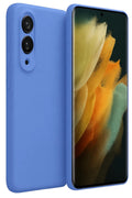 Samsung Galaxy S25 Uyumlu Edge First Silikon - Mavi