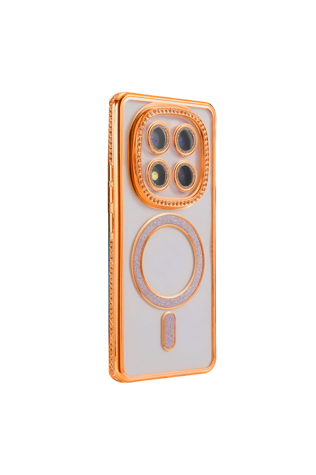 Xiaomi Redmi Note 15 4G Uyumlu Joke Simli Magneticsafe Kılıf - Turuncu