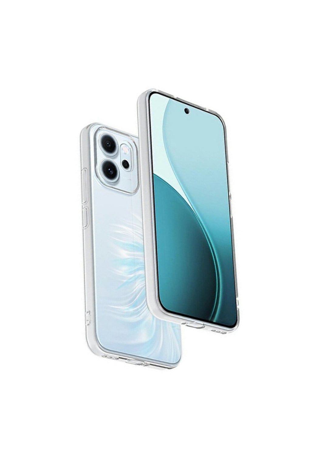 Oppo Reno 14F Uyumlu Kılıf Lüx Şeffaf Silikon