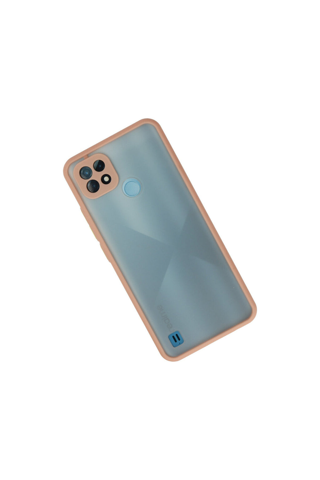 Realme C21 Uyumlu Kılıf Montreal Silikon Kapak - Pembe