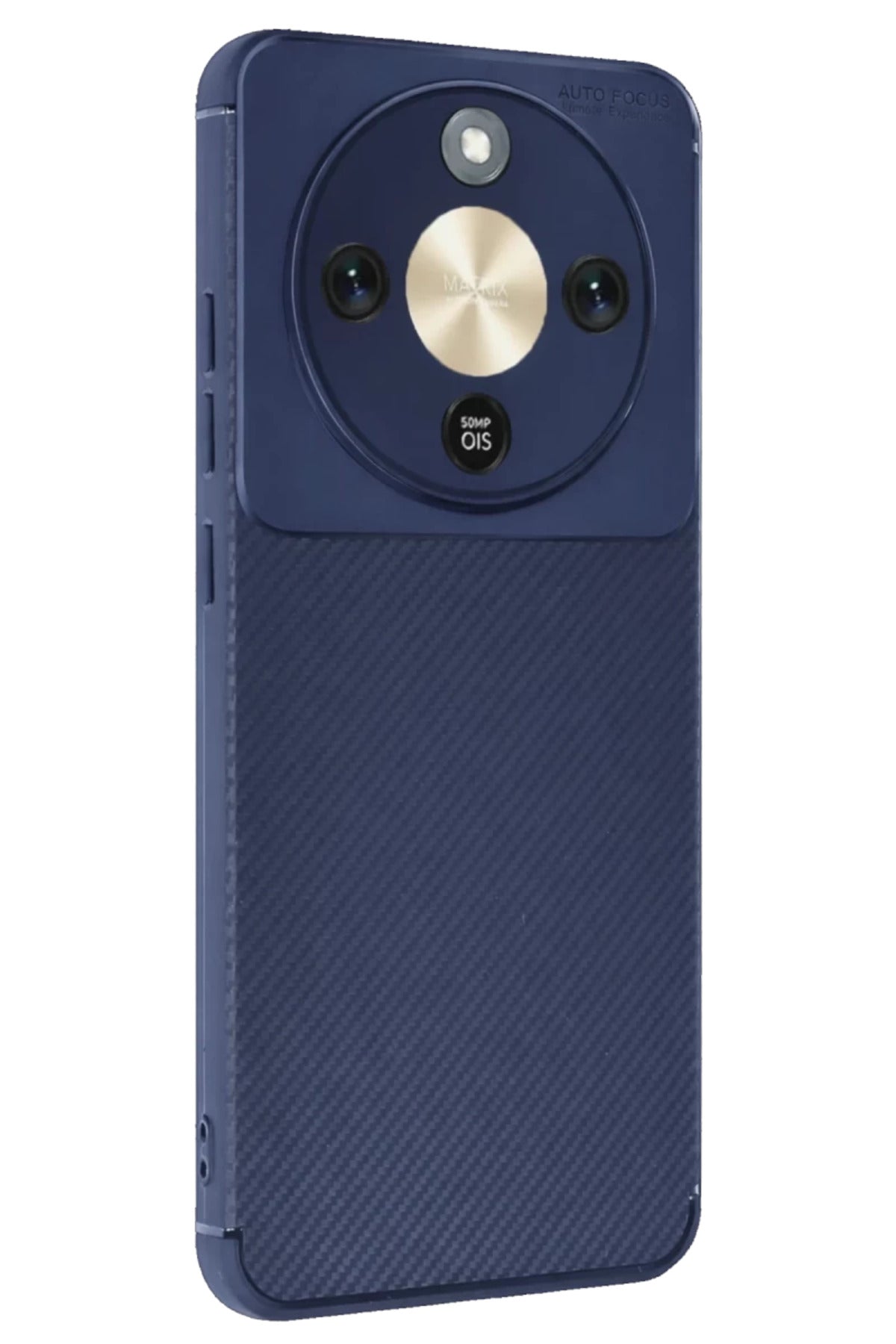 Huawei Honor Magic 8 Lite Uyumlu Auto Focus Karbon Kapak - Lacivert