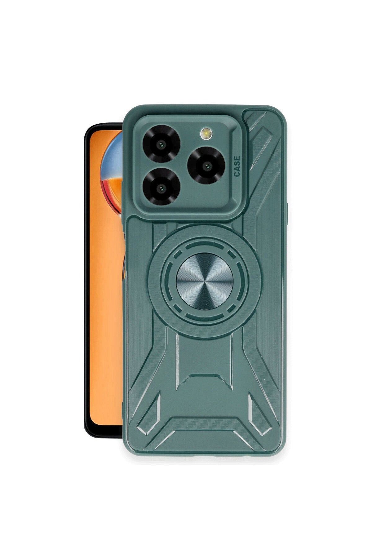 General Mobile Era 50 Kılıf Lincoln Silikon - Koyu Yeşil