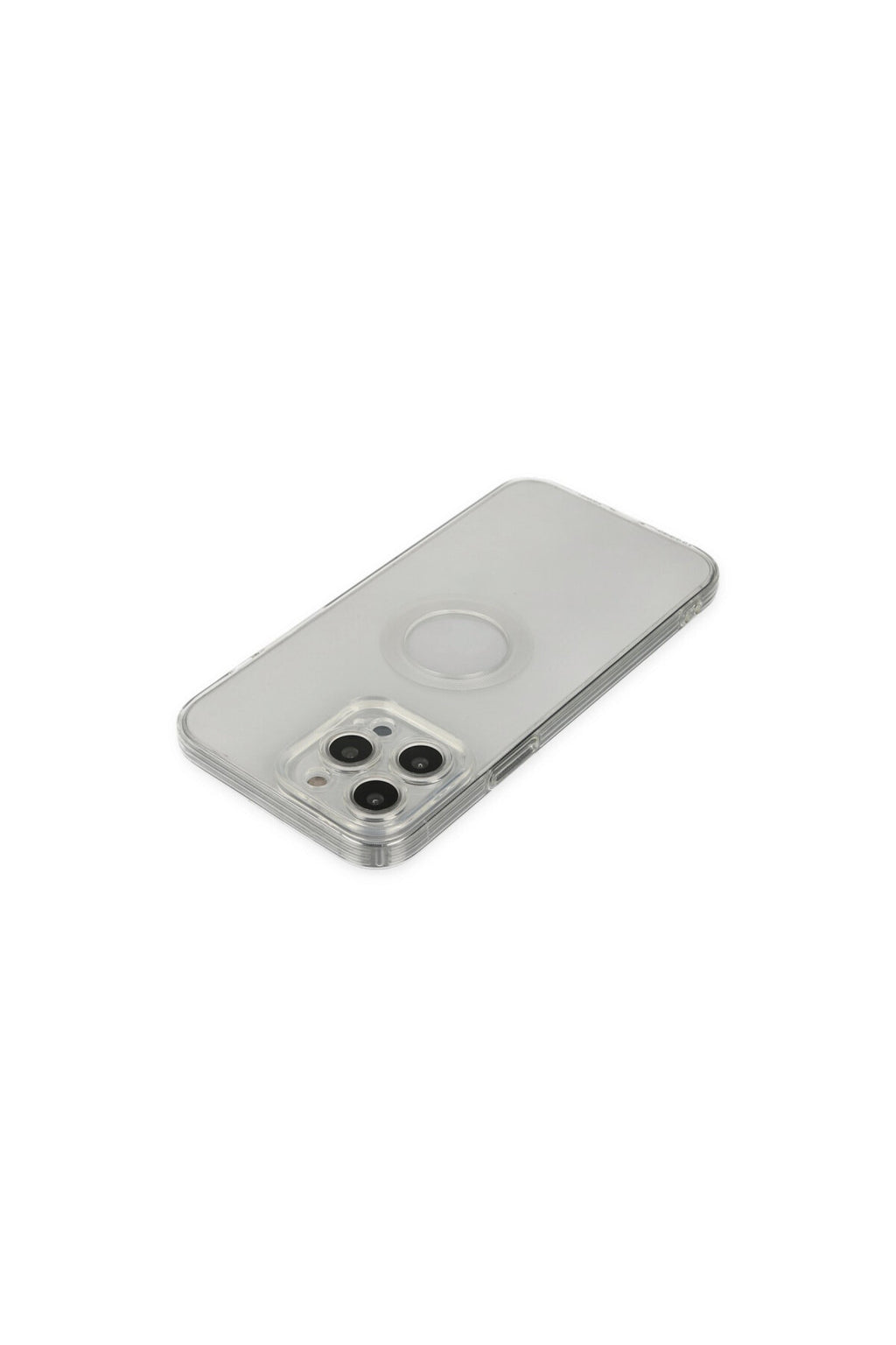 Apple iPhone 13 Pro Max Uyumlu Kılıf Santa Lens Silikon - Şeffaf