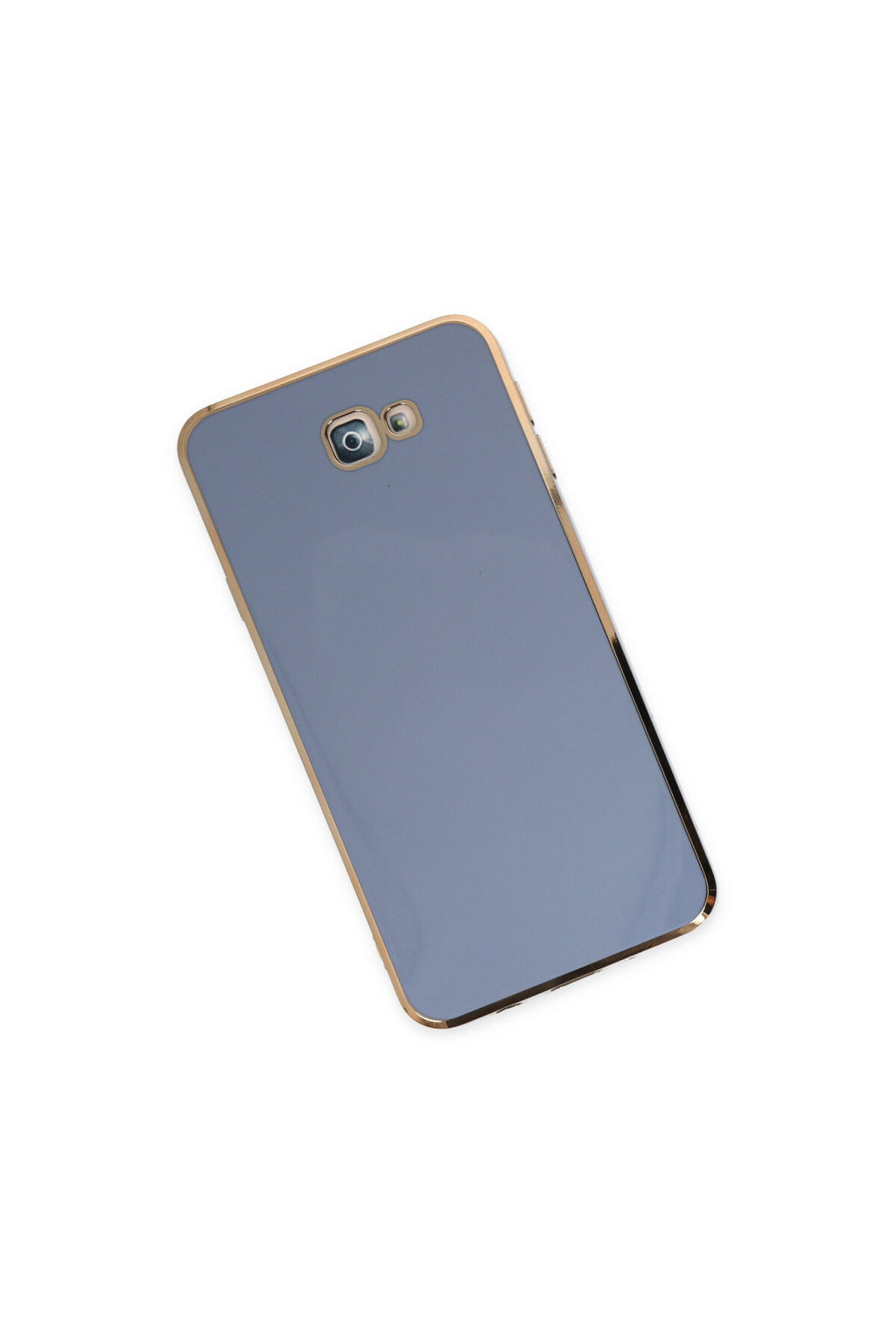 Samsung Galaxy J7 Prime Uyumlu Kılıf Volet Silikon - Mavi