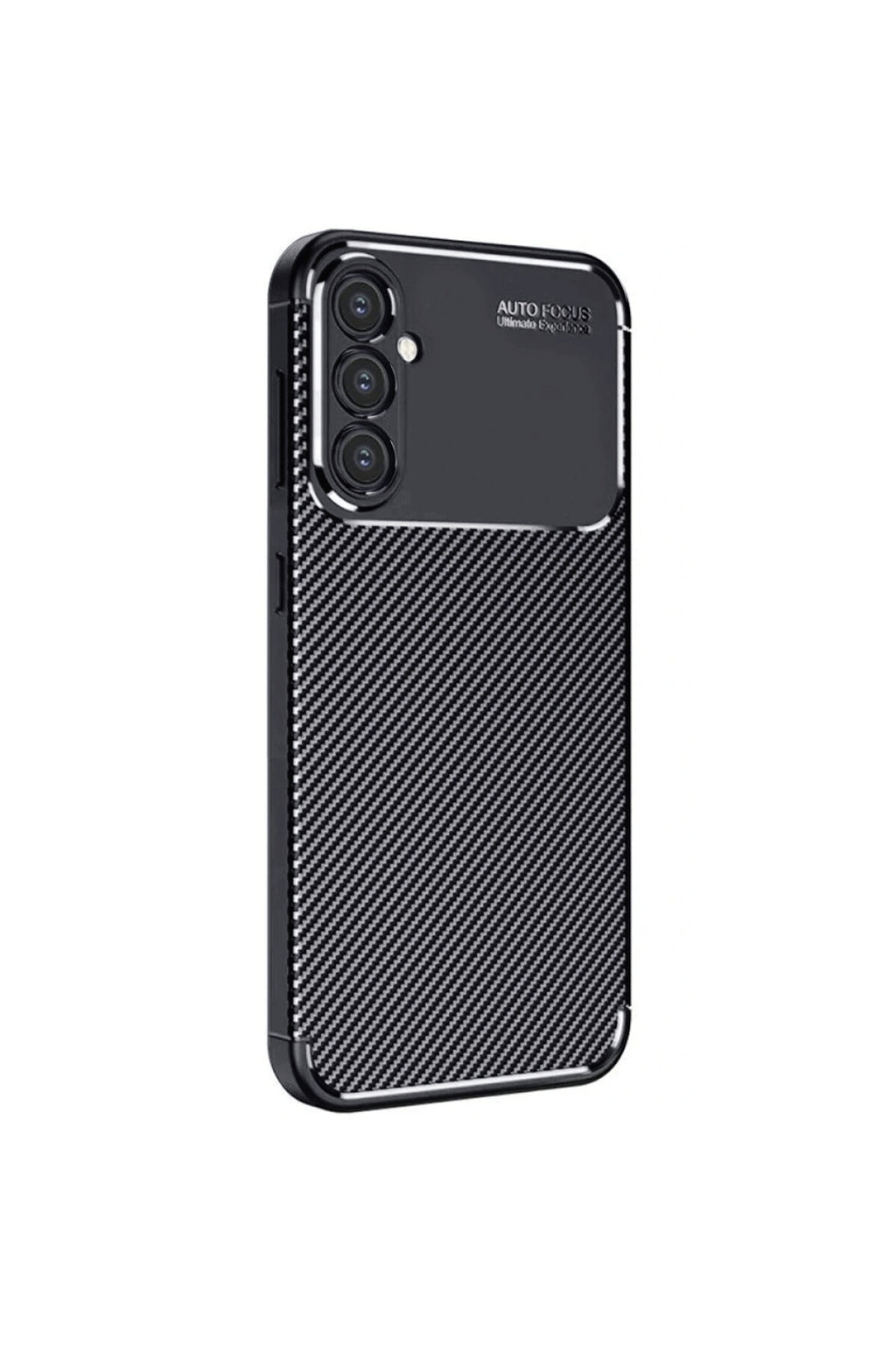 Samsung Galaxy A26 Uyumlu Kılıf Auto Focus Karbon Kapak - Siyah