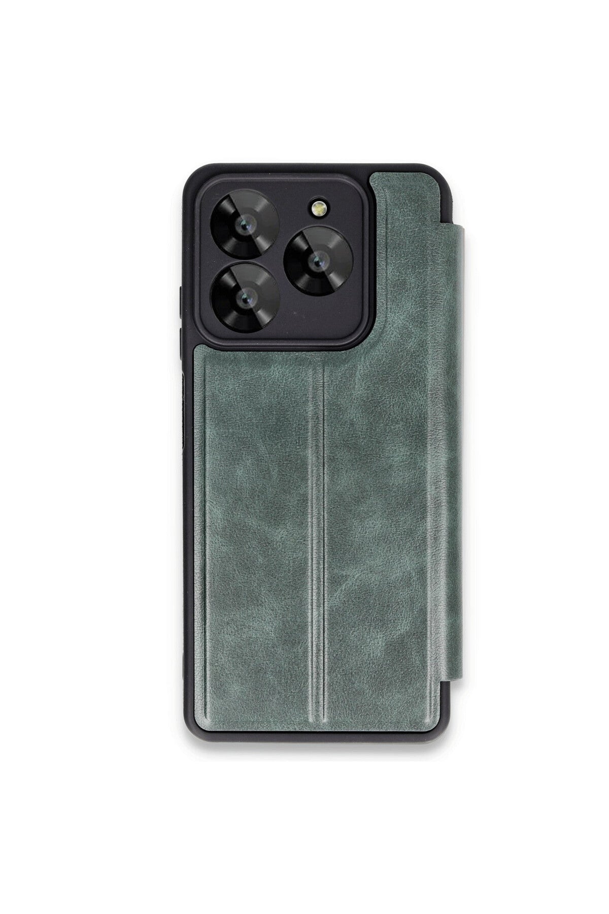 General Mobile Era 30 Kılıf Flip Cover - Koyu Yeşil