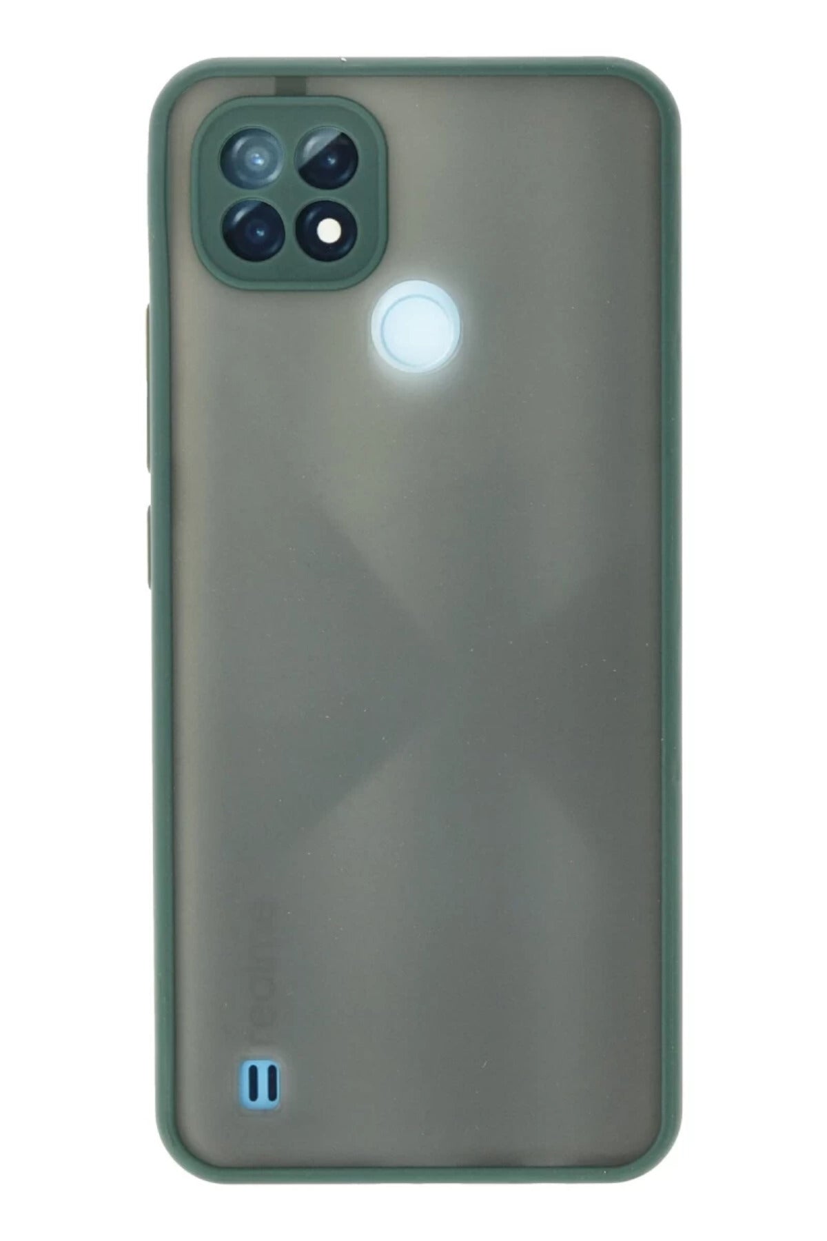 Realme C21 Uyumlu Kılıf Montreal Silikon Kapak - Yeşil