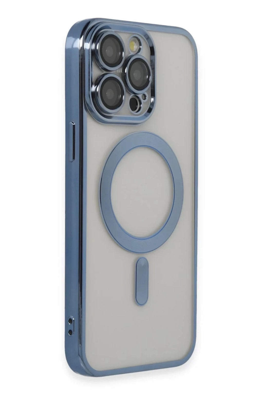 Apple iPhone 14 Pro Max Uyumlu Kılıf Kross Magneticsafe Kapak - Sierra Blue