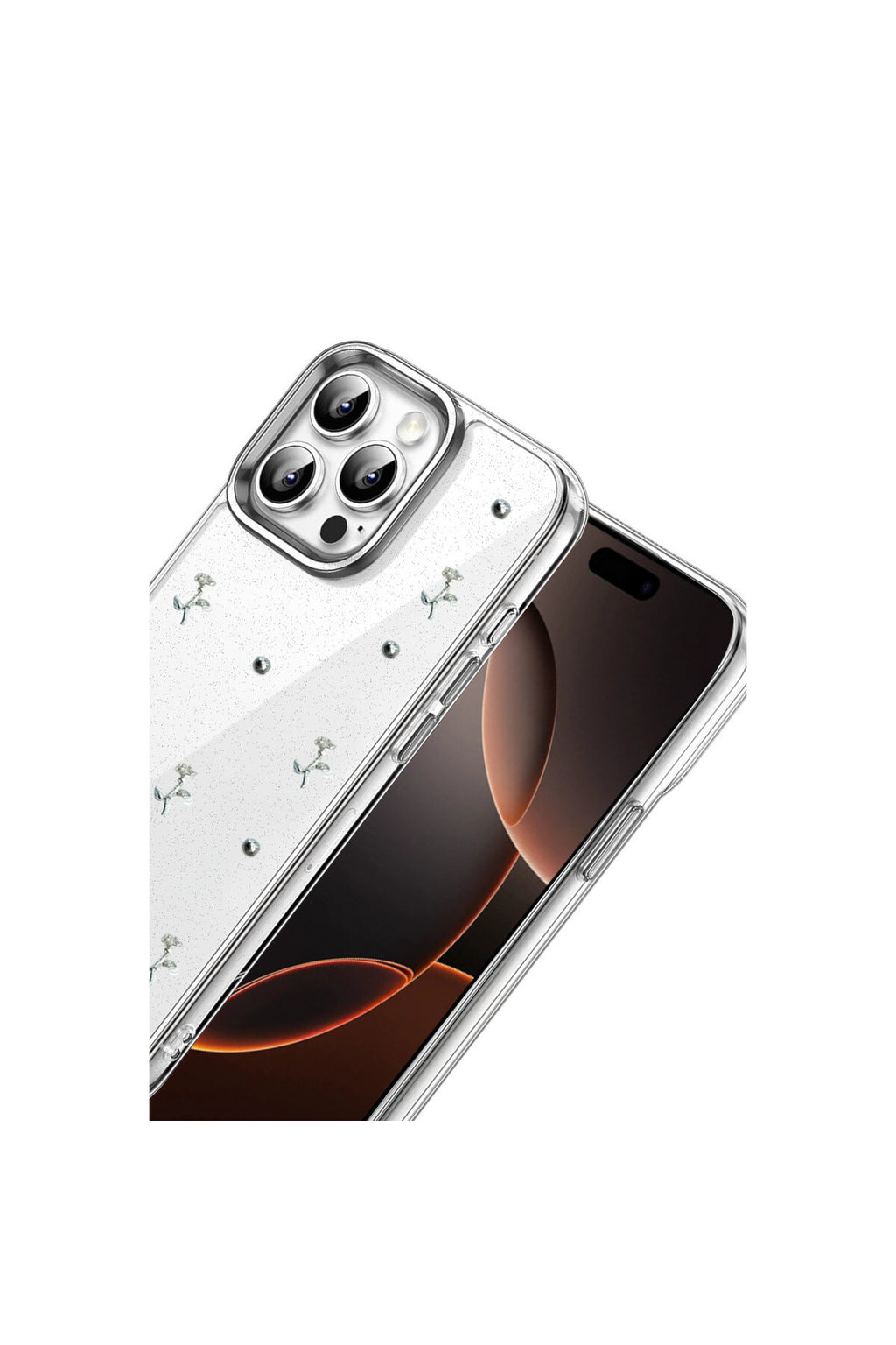 Apple iPhone 15 Pro Max Uyumlu Fiyonk Desenli Kapak - Desen 4