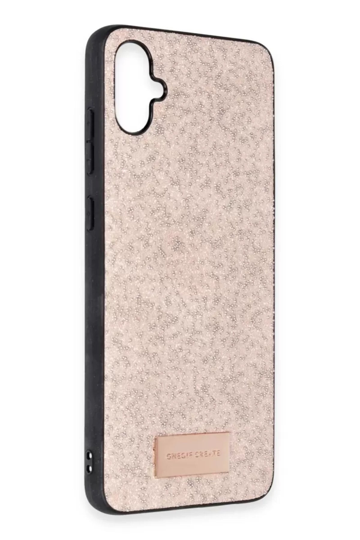 Onegif Samsung Galaxy A05 Uyumlu Bright Simli Kapak - Pembe