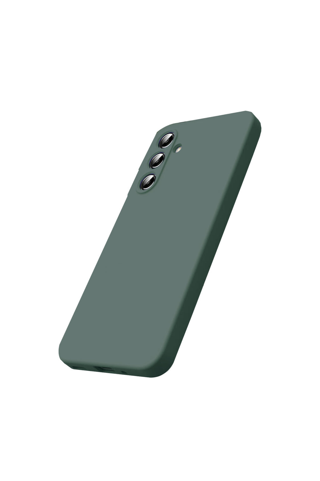 Samsung Galaxy S25 FE Uyumlu First Silikon - Koyu Yeşil