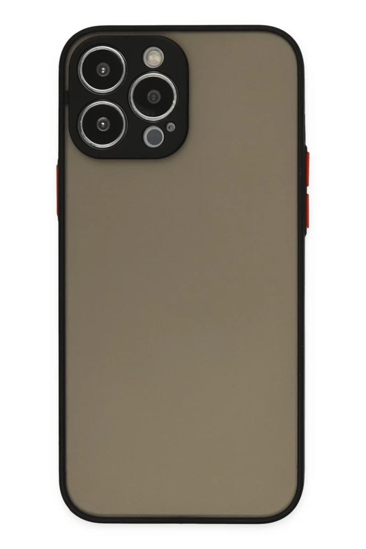 Apple iPhone 14 Pro Max Uyumlu Kılıf Montreal Silikon Kapak - Siyah