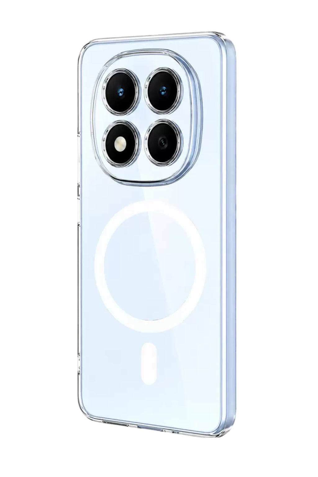 Xiaomi Redmi Note 15 Pro 5G Uyumlu Combo Sert Şeffaf Magsafe Kapak - Şeffaf