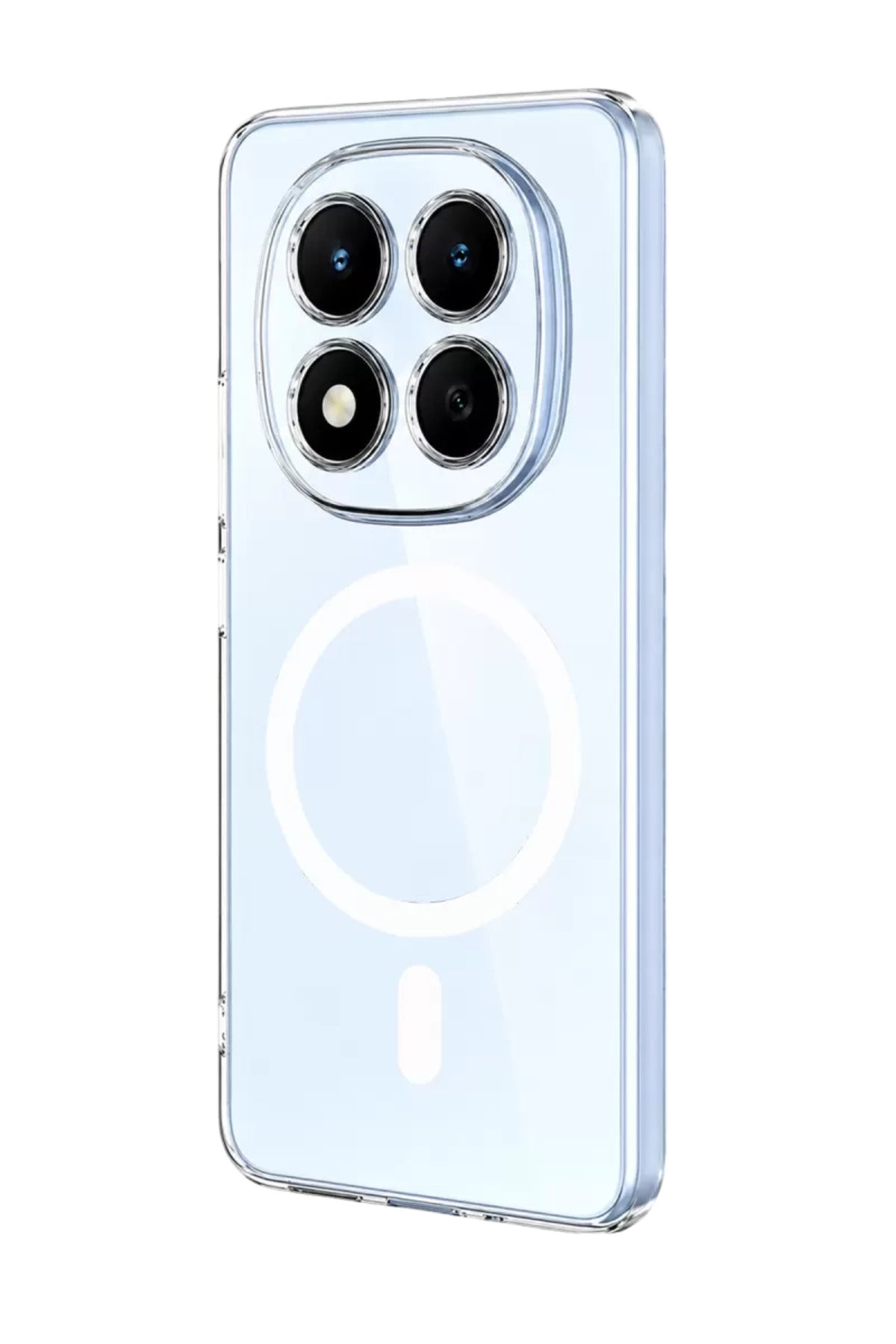 Xiaomi Redmi Note 15 Pro 5G Uyumlu Combo Sert Şeffaf Magsafe Kapak - Şeffaf