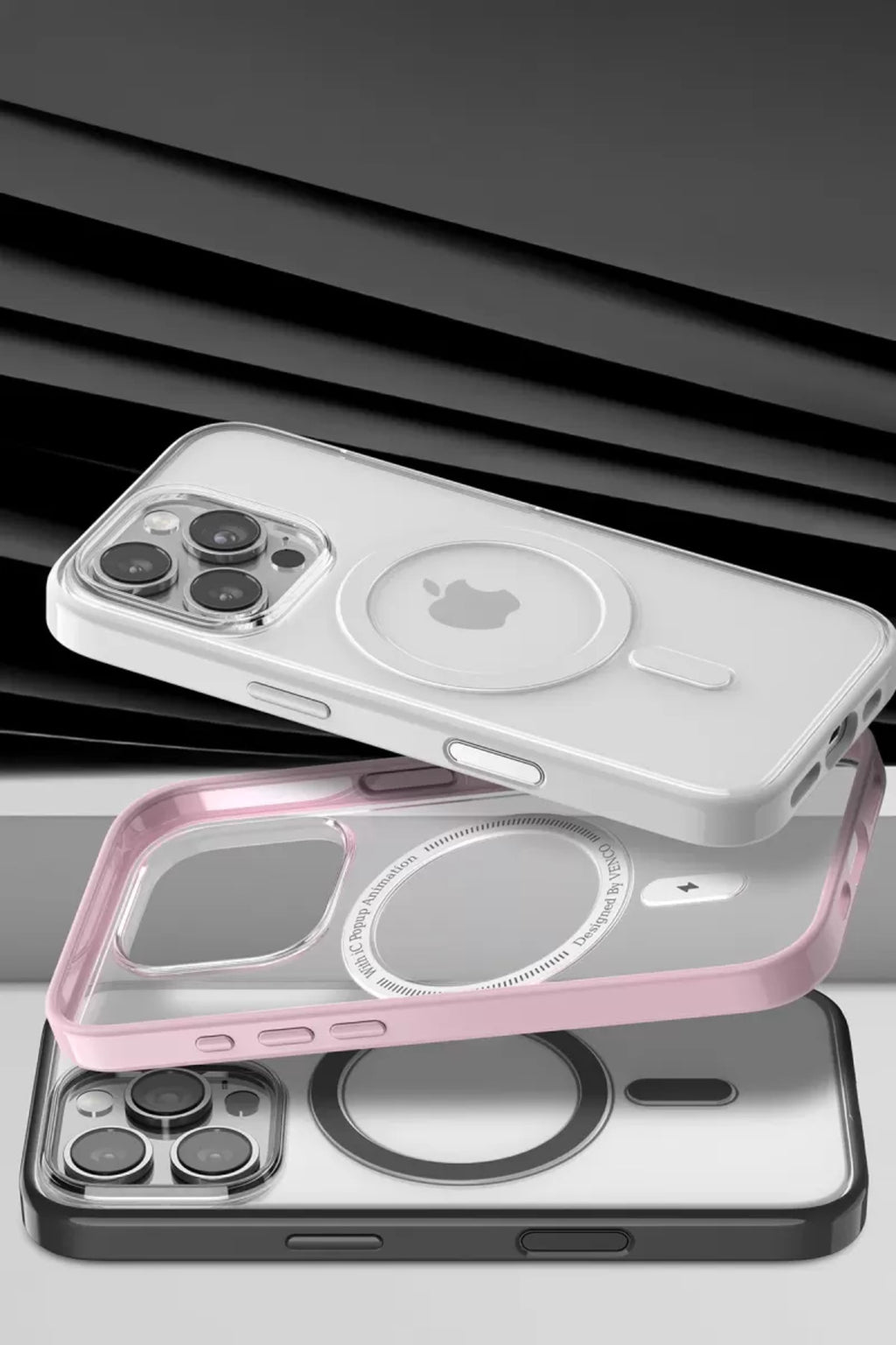Venco Apple iPhone 16 Pro Max Uyumlu Joly Magsafe Kapak - Siyah