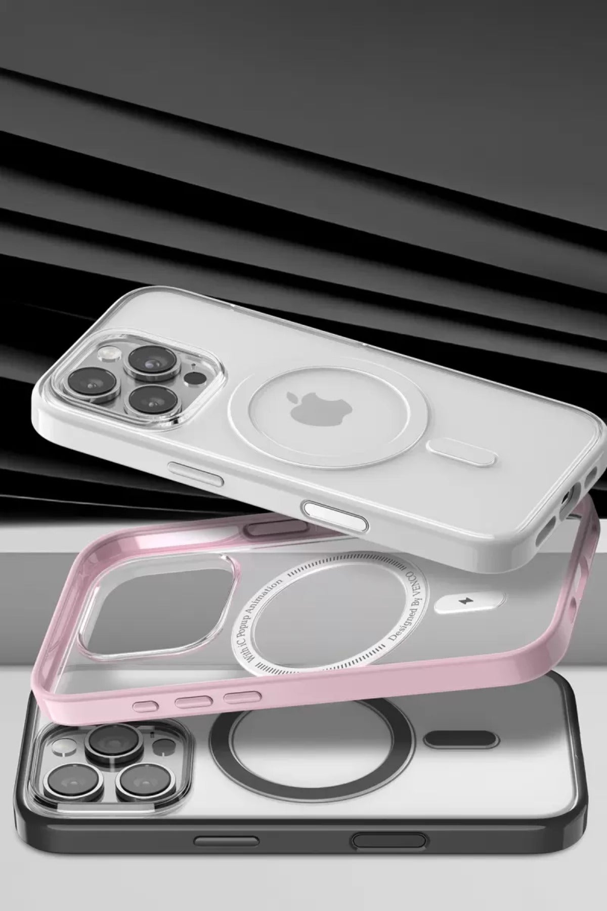 Venco Apple iPhone 16 Pro Max Uyumlu Joly Magsafe Kapak - Siyah