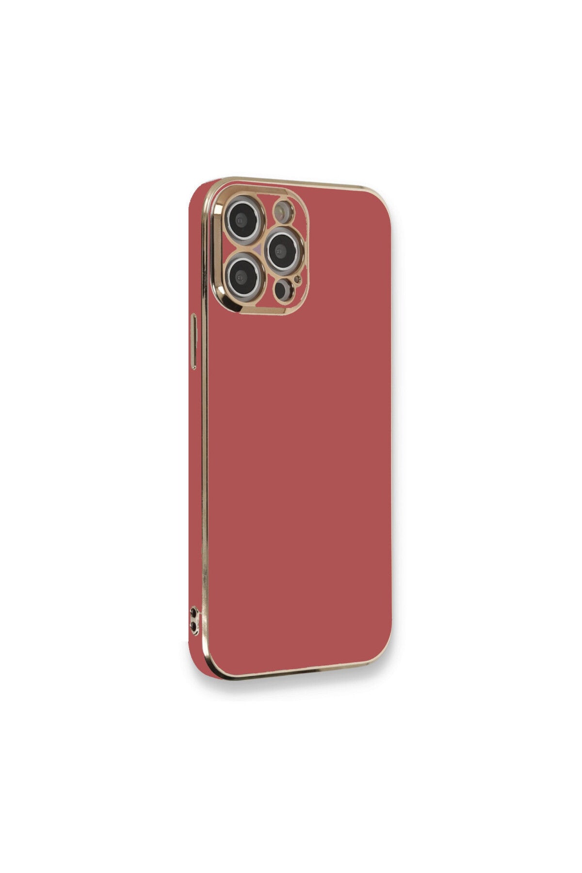 Apple iPhone 12 Pro Uyumlu Kılıf Volet Silikon - Kırmızı