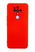 Tecno Camon 16 Uyumlu Kılıf Nano içi Kadife Silikon - Kırmızı