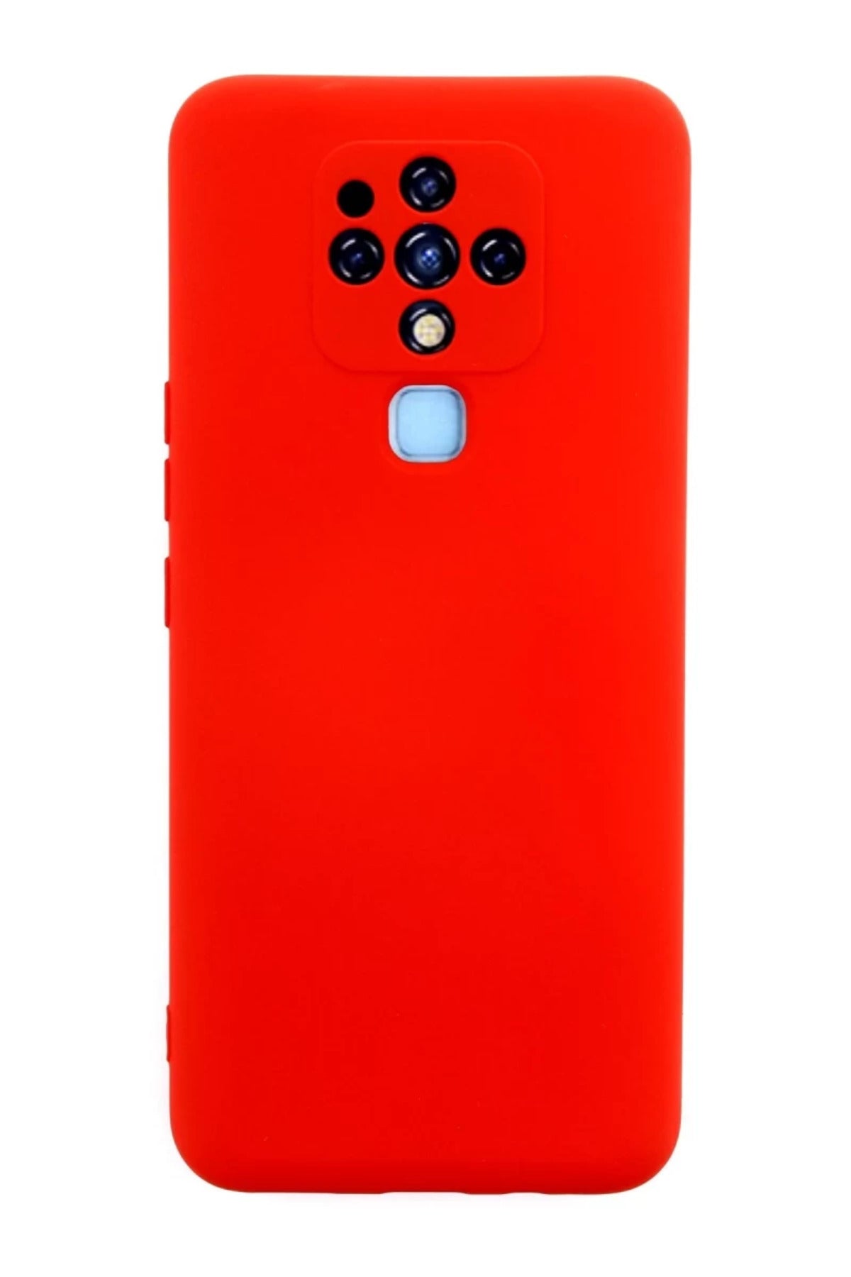 Tecno Camon 16 Uyumlu Kılıf Nano içi Kadife Silikon - Kırmızı