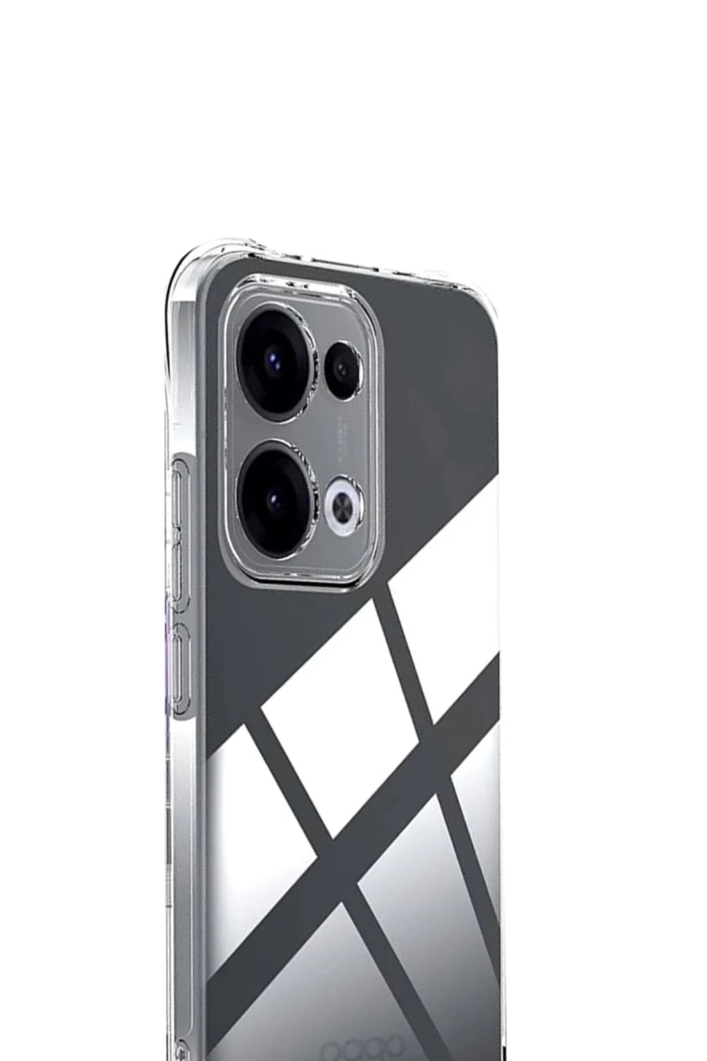Oppo A6 Pro 4G Uyumlu Lüx Şeffaf Silikon - Şeffaf