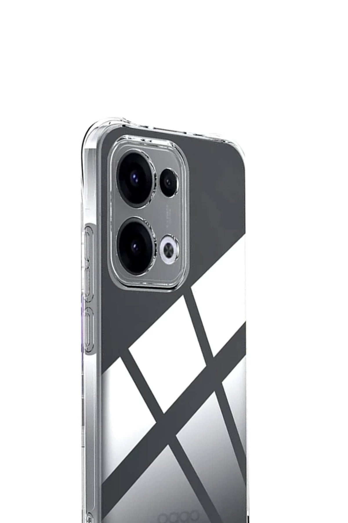 Oppo A6 Pro 4G Uyumlu Lüx Şeffaf Silikon - Şeffaf
