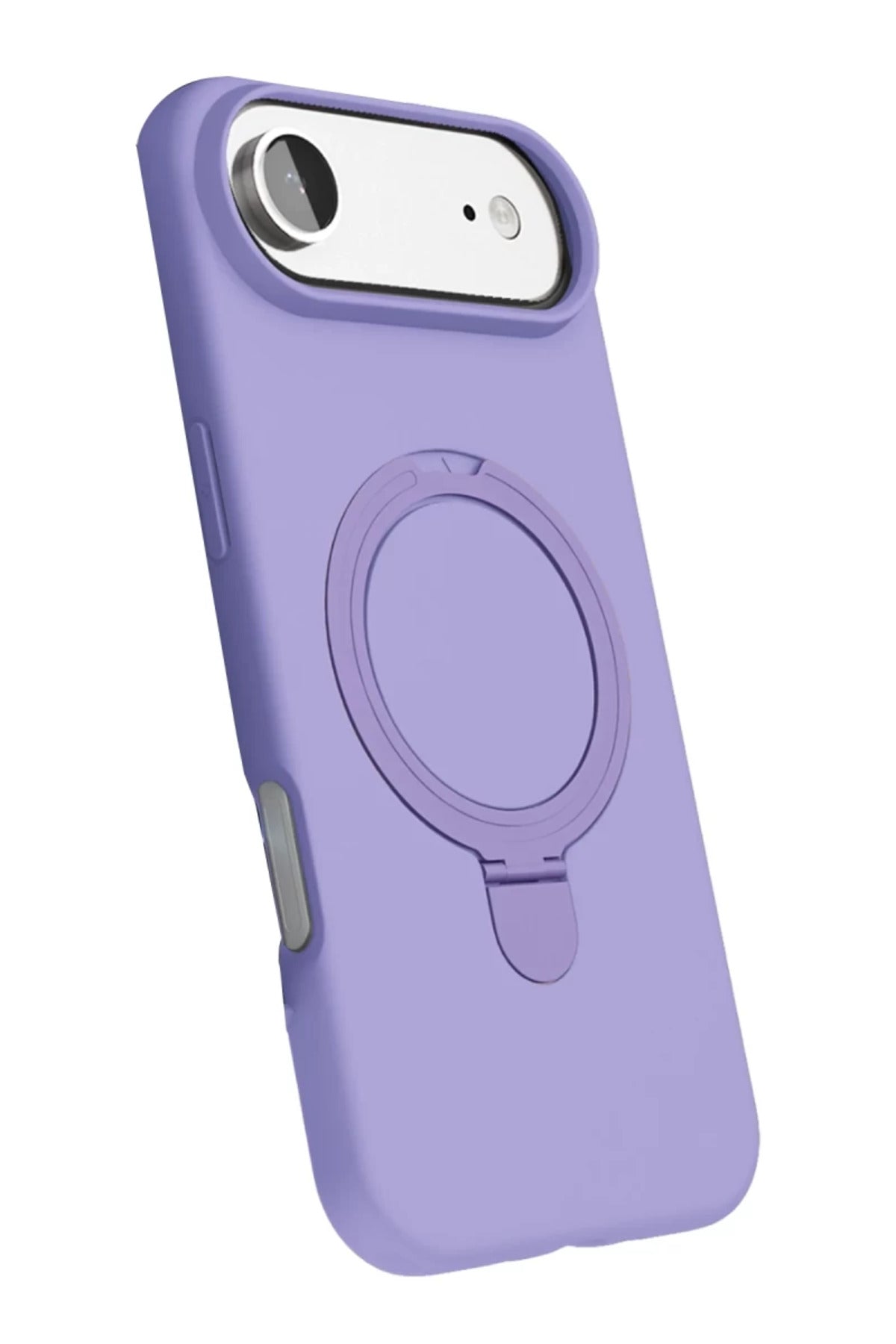 Apple iPhone 17 Air Uyumlu Regal Magsafe Standlı Kapak - Lila